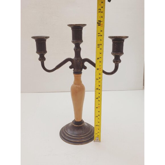 Vintage candelabra candle holders/ 3 arm candelabras/ candelabra perfect for - Picture 8 of 10